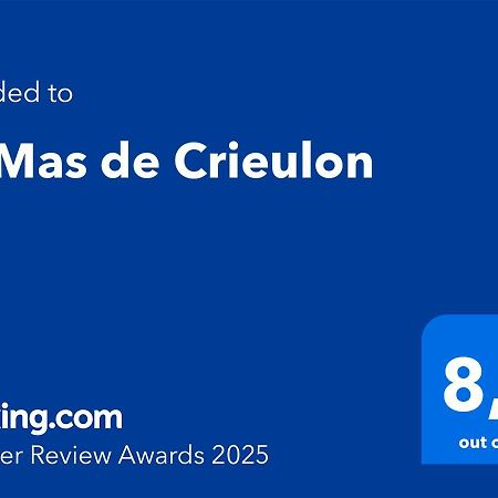 Le Mas De Crieulon Saint-Jean-de-Crieulon Экстерьер фото